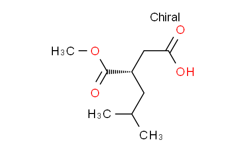 CAS No. 213270-36-1, (S)-3-(Methoxycarbonyl)-5-methylhexanoic acid