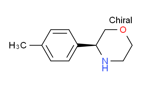 CAS No. 1213513-38-2, (S)-3-(p-Tolyl)morpholine