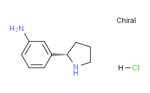 CAS No. 2061996-76-5, (S)-3-(Pyrrolidin-2-yl)aniline hydrochloride