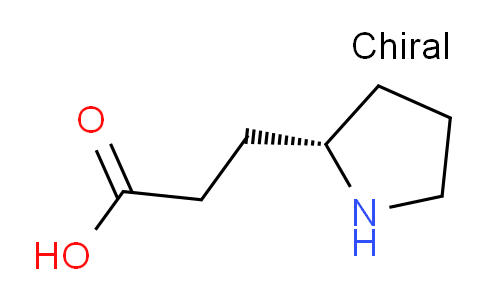 CAS No. 63328-10-9, (S)-3-(Pyrrolidin-2-yl)propanoic acid