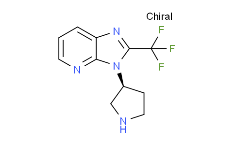 CAS No. 1417789-01-5, (S)-3-(Pyrrolidin-3-yl)-2-(trifluoromethyl)-3H-imidazo[4,5-b]pyridine
