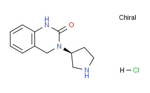 CAS No. 1389310-29-5, (S)-3-(Pyrrolidin-3-yl)-3,4-dihydroquinazolin-2(1H)-one hydrochloride