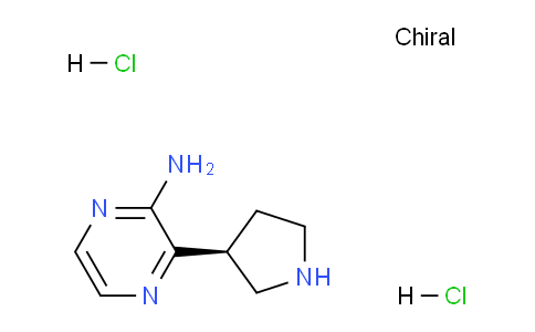 CAS No. 1365931-44-7, (S)-3-(Pyrrolidin-3-yl)pyrazin-2-amine dihydrochloride