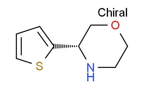 CAS No. 1213662-44-2, (S)-3-(Thiophen-2-yl)morpholine