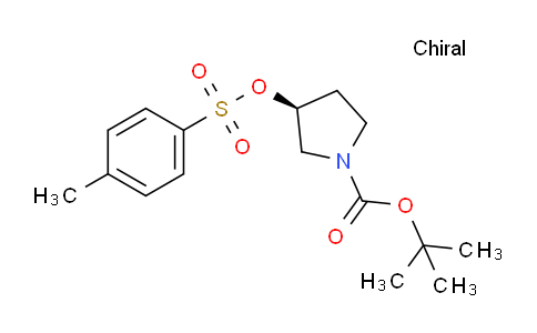 CAS No. 371240-55-0, (S)-3-(Toluene-4-sulfonyloxy)-pyrrolidine-1-carboxylic acid tert-butyl ester