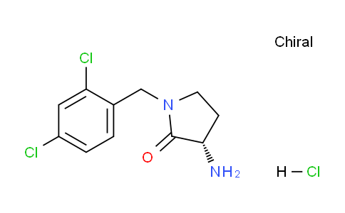 CAS No. 1951425-07-2, (S)-3-Amino-1-(2,4-dichlorobenzyl)pyrrolidin-2-one hydrochloride