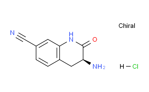 CAS No. 1447616-19-4, (S)-3-Amino-2-oxo-1,2,3,4-tetrahydroquinoline-7-carbonitrile hydrochloride