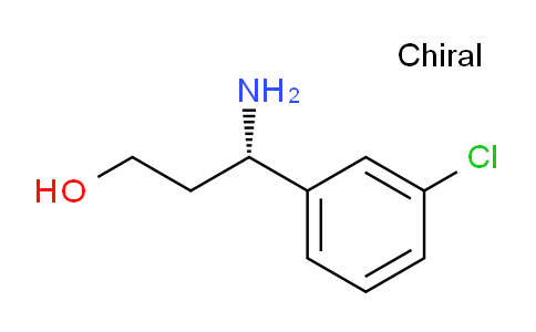CAS No. 1212999-20-6, (S)-3-Amino-3-(3-chlorophenyl)propan-1-ol