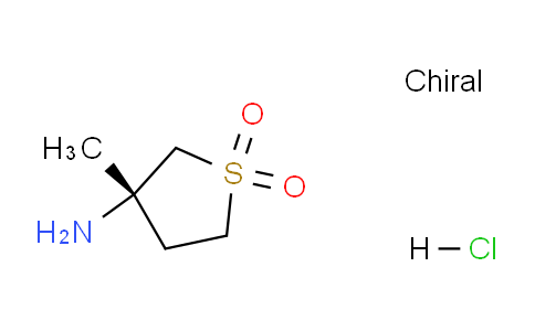 CAS No. 1958087-77-8, (S)-3-Amino-3-methyltetrahydrothiophene 1,1-dioxide hydrochloride