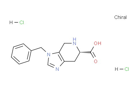 CAS No. 114788-05-5, (S)-3-Benzyl-4,5,6,7-tetrahydro-3H-imidazo[4,5-c]pyridine-6-carboxylic acid dihydrochloride