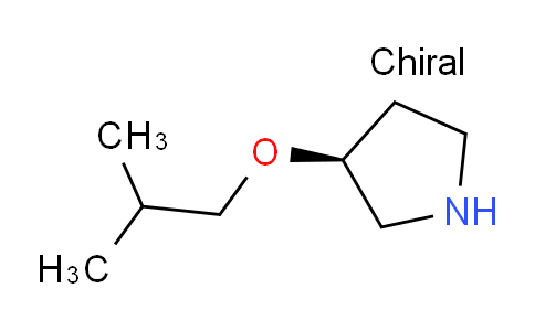 CAS No. 947723-37-7, (S)-3-Isobutoxypyrrolidine