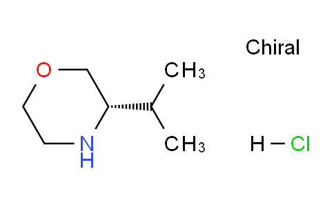 CAS No. 218595-15-4, (S)-3-Isopropylmorpholine hydrochloride