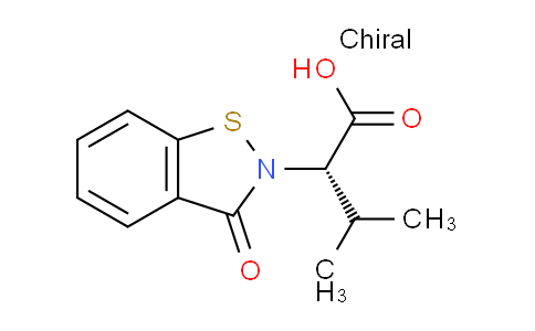 CAS No. 203798-30-5, (S)-3-Methyl-2-(3-oxobenzo[d]isothiazol-2(3H)-yl)butanoic acid