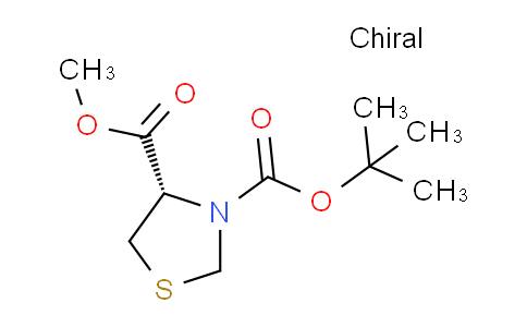 CAS No. 1820581-42-7, (S)-3-tert-Butyl 4-methyl thiazolidine-3,4-dicarboxylate