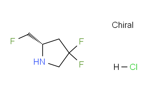 CAS No. 1951425-16-3, (S)-4,4-Difluoro-2-(fluoromethyl)pyrrolidine hydrochloride