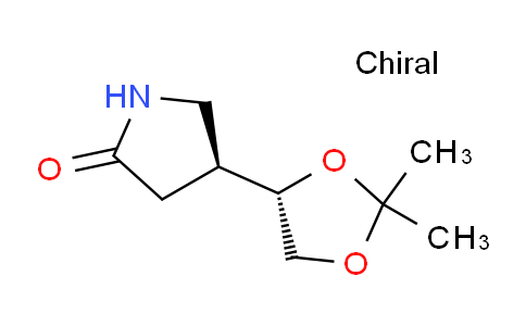 CAS No. 1021167-86-1, (S)-4-((S)-2,2-Dimethyl-1,3-dioxolan-4-yl)pyrrolidin-2-one
