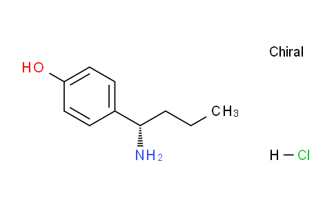 CAS No. 1217466-82-4, (S)-4-(1-Aminobutyl)phenol hydrochloride