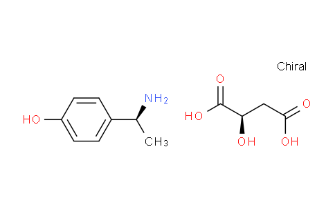 CAS No. 134855-89-3, (S)-4-(1-Aminoethyl)phenol (R)-2-hydroxysuccinate