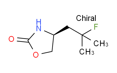 CAS No. 603142-91-2, (S)-4-(2-Fluoro-2-methylpropyl)oxazolidin-2-one