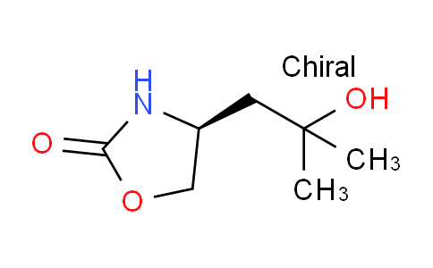 CAS No. 603142-90-1, (S)-4-(2-Hydroxy-2-methylpropyl)oxazolidin-2-one
