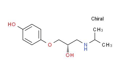 CAS No. 57526-81-5, (S)-4-(2-Hydroxy-3-(isopropylamino)propoxy)phenol