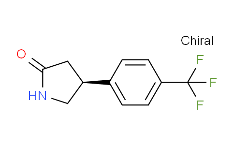 CAS No. 1384268-61-4, (S)-4-(4-(Trifluoromethyl)phenyl)pyrrolidin-2-one
