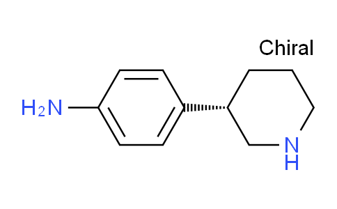 CAS No. 1196713-21-9, (S)-4-(Piperidin-3-yl)aniline