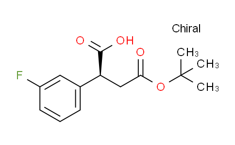 CAS No. 1956435-55-4, (S)-4-(tert-Butoxy)-2-(3-fluorophenyl)-4-oxobutanoic acid