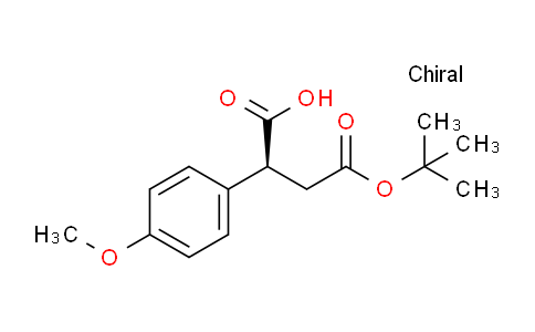 CAS No. 1956437-25-4, (S)-4-(tert-Butoxy)-2-(4-methoxyphenyl)-4-oxobutanoic acid