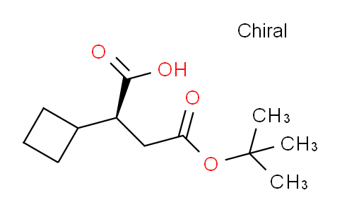 CAS No. 1923056-94-3, (S)-4-(tert-Butoxy)-2-cyclobutyl-4-oxobutanoic acid