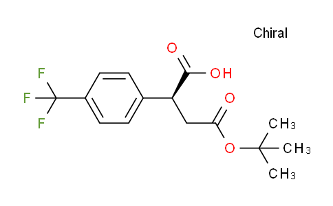 CAS No. 1956437-58-3, (S)-4-(tert-Butoxy)-4-oxo-2-(4-(trifluoromethyl)phenyl)butanoic acid