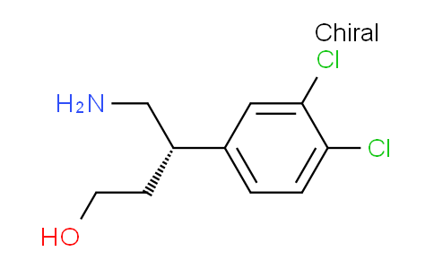 CAS No. 160707-16-4, (S)-4-Amino-3-(3,4-dichlorophenyl)butan-1-ol