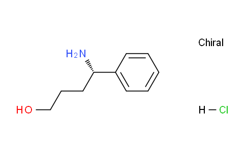 CAS No. 1810074-83-9, (S)-4-Amino-4-phenylbutan-1-ol hydrochloride