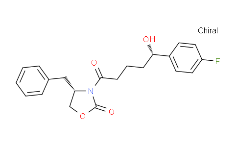 CAS No. 852148-49-3, (S)-4-Benzyl-3-((S)-5-(4-fluorophenyl)-5-hydroxypentanoyl)oxazolidin-2-one