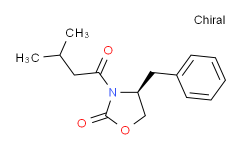 CAS No. 104266-90-2, (S)-4-Benzyl-3-(3-methylbutanoyl)oxazolidin-2-one