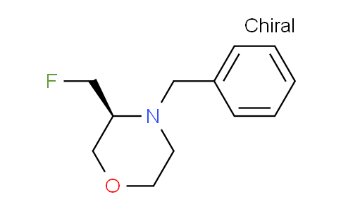CAS No. 1266238-75-8, (S)-4-Benzyl-3-(fluoromethyl)morpholine