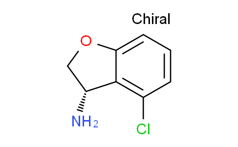 CAS No. 1213135-36-4, (S)-4-Chloro-2,3-dihydrobenzofuran-3-amine