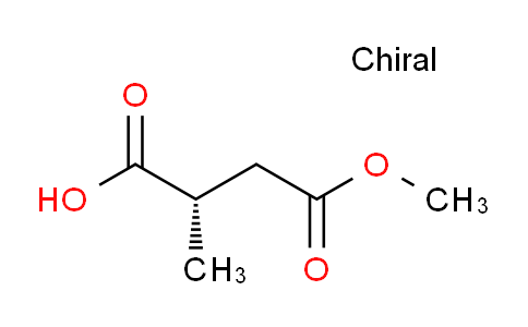 CAS No. 111266-27-4, (S)-4-Methoxy-2-methyl-4-oxobutanoic acid