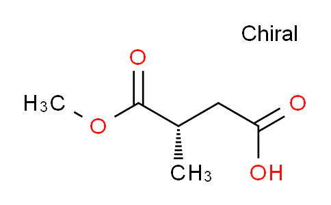 CAS No. 111266-16-1, (S)-4-Methoxy-3-methyl-4-oxobutanoic acid