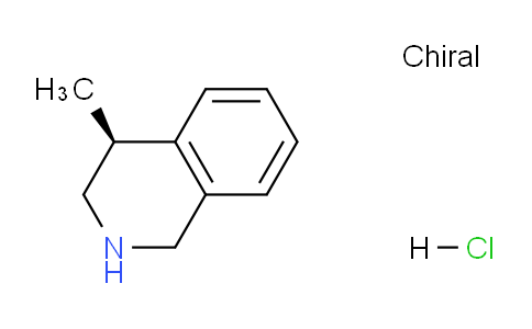CAS No. 1956435-75-8, (S)-4-Methyl-1,2,3,4-tetrahydroisoquinoline hydrochloride