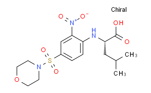 CAS No. 1030021-54-5, (S)-4-Methyl-2-((4-(morpholinosulfonyl)-2-nitrophenyl)amino)pentanoic acid