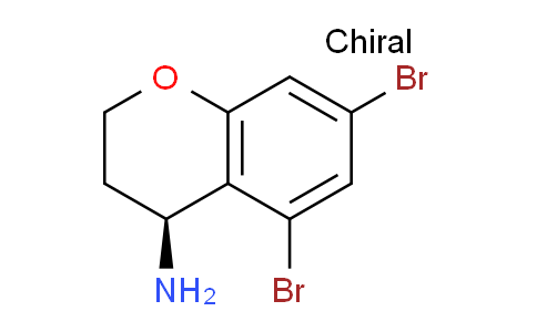CAS No. 1344436-89-0, (S)-5,7-Dibromochroman-4-amine