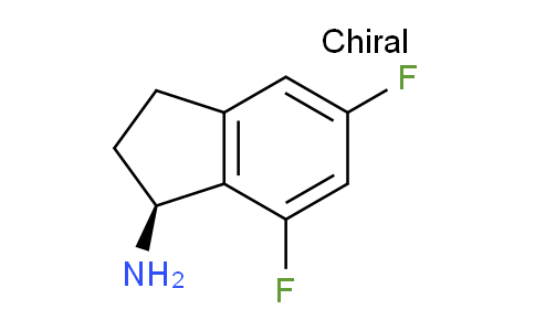 CAS No. 625471-17-2, (S)-5,7-Difluoro-2,3-dihydro-1H-inden-1-amine