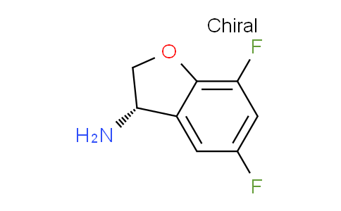 CAS No. 1241676-95-8, (S)-5,7-Difluoro-2,3-dihydrobenzofuran-3-amine
