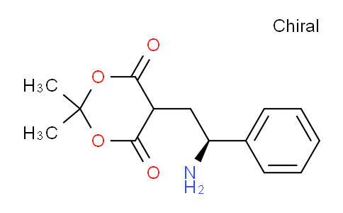 CAS No. 1956434-58-4, (S)-5-(2-Amino-2-phenylethyl)-2,2-dimethyl-1,3-dioxane-4,6-dione