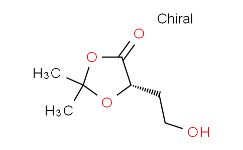CAS No. 124724-88-5, (S)-5-(2-Hydroxyethyl)-2,2-dimethyl-1,3-dioxolan-4-one