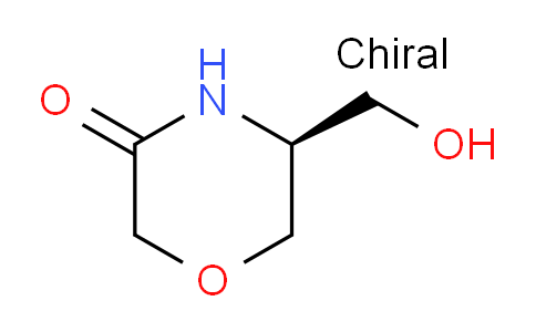CAS No. 1389384-57-9, (S)-5-(Hydroxymethyl)morpholin-3-one