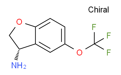 CAS No. 1228550-57-9, (S)-5-(Trifluoromethoxy)-2,3-dihydrobenzofuran-3-amine