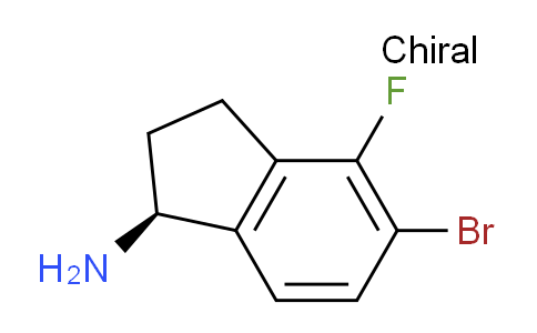 CAS No. 1259866-84-6, (S)-5-Bromo-4-fluoro-2,3-dihydro-1H-inden-1-amine