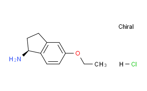 CAS No. 1312949-70-4, (S)-5-Ethoxy-2,3-dihydro-1H-inden-1-amine hydrochloride